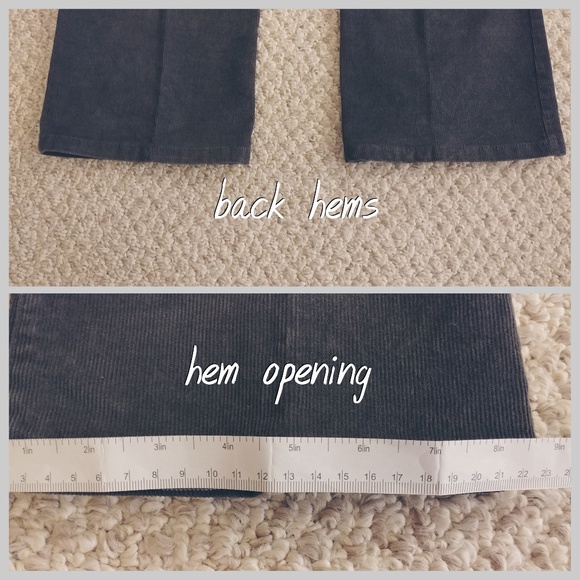 SJB Steel Gray Bootcut Cords - Picture 5 of 5